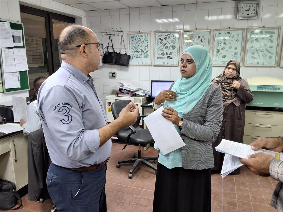 مياه الفيوم.. زيارة المراجعة البينية لاعتماد شهادة الأيزو لمعمل المعايرة