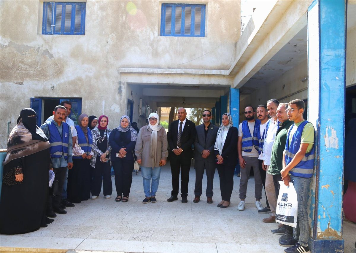 جامعة الفيوم: قافلة طبية شاملة للكشف والعلاج لأهالي قرية سنرو القبلية