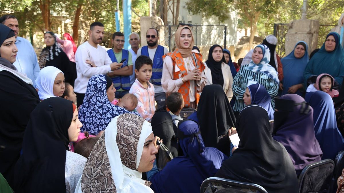 جامعة الفيوم: قافلة طبية شاملة للكشف والعلاج لأهالي قرية سنرو القبلية