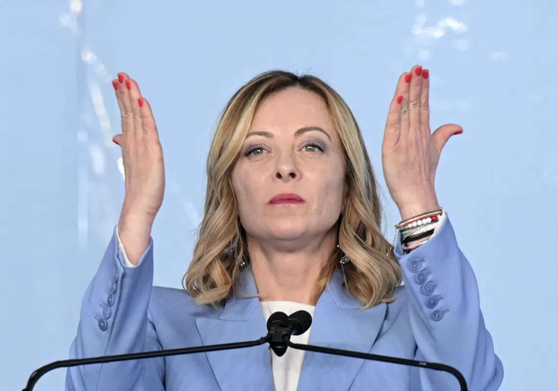 رئيسة الوزراء الإيطالية جورجيا ميلوني