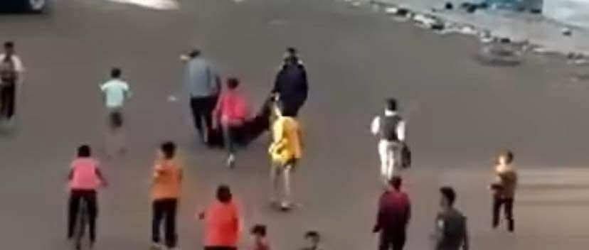 مشهد من مقطع الفيديو