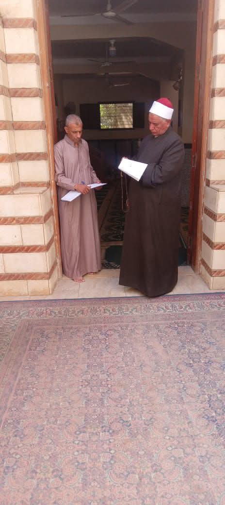 مدير مديرية أوقاف الفيوم يواصل جولاته المرورية على المساجد