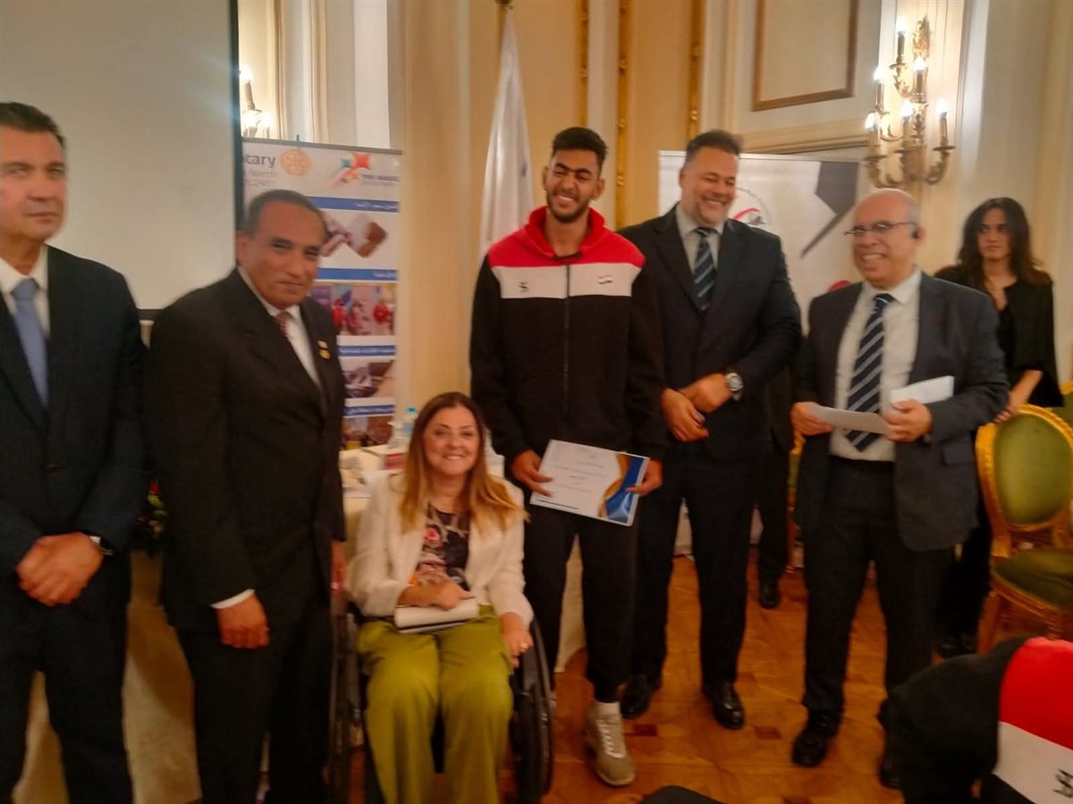تكريم المنتخب المصري للكراسي المتحركة