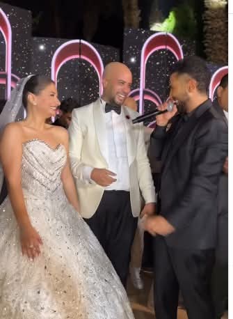 أحمد سعد في حفل زفاف حاتم صلاح 