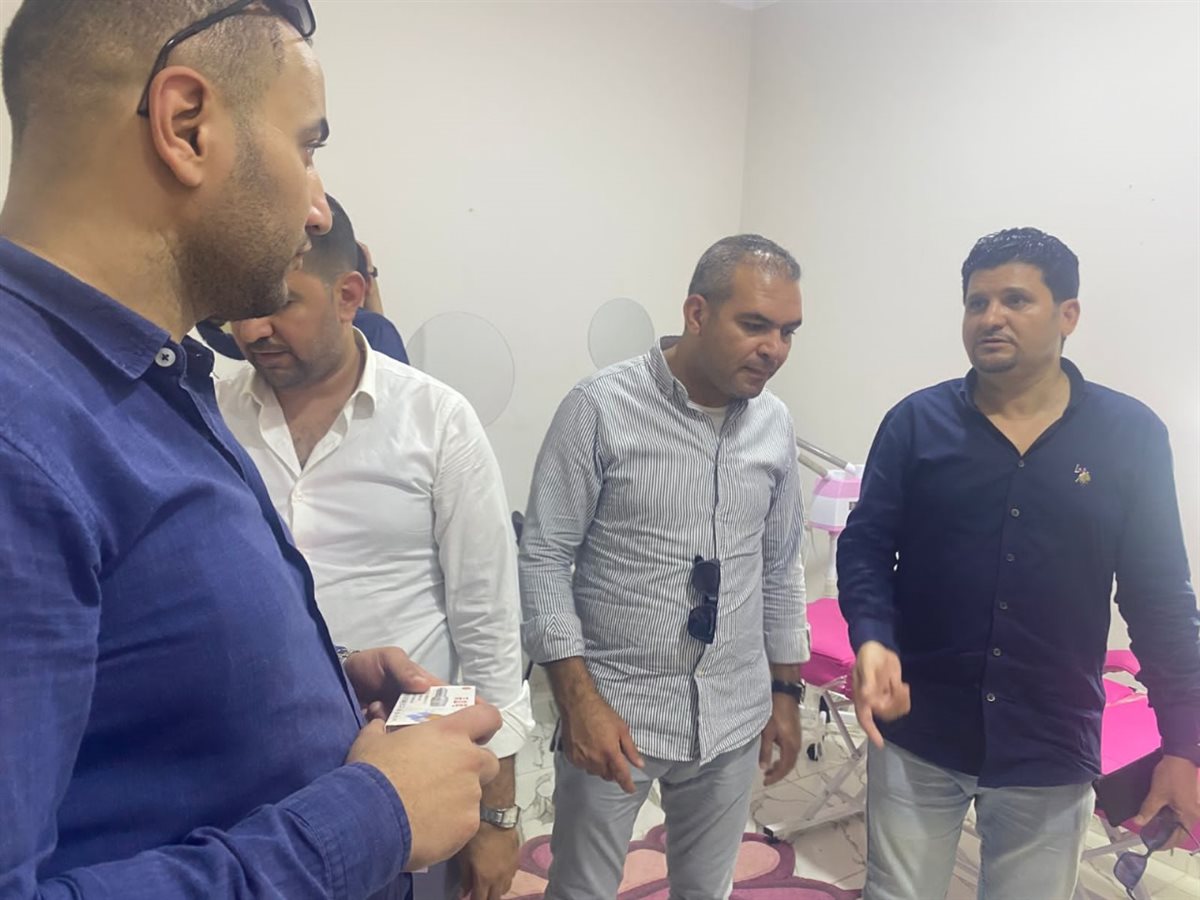 تموين الفيوم غلق وتشميع ٣ مراكزعلاج طبيعي وعناية بالبشرة لمزواله النشاط بدون ترخيص<br>