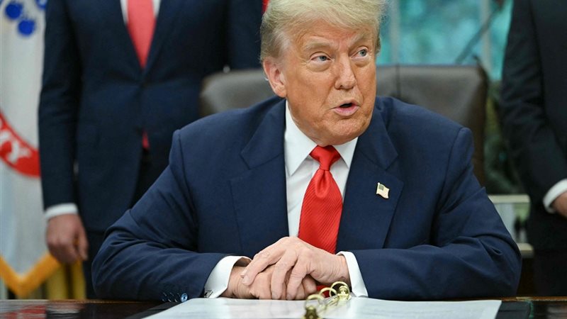 <strong>الرئيس الأمريكي دونالد ترامب</strong>