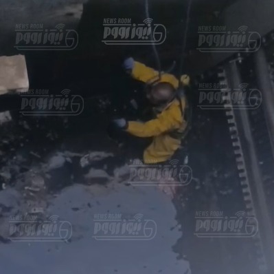 لحظة انتشال جثمان طفل شبرا الخيمة