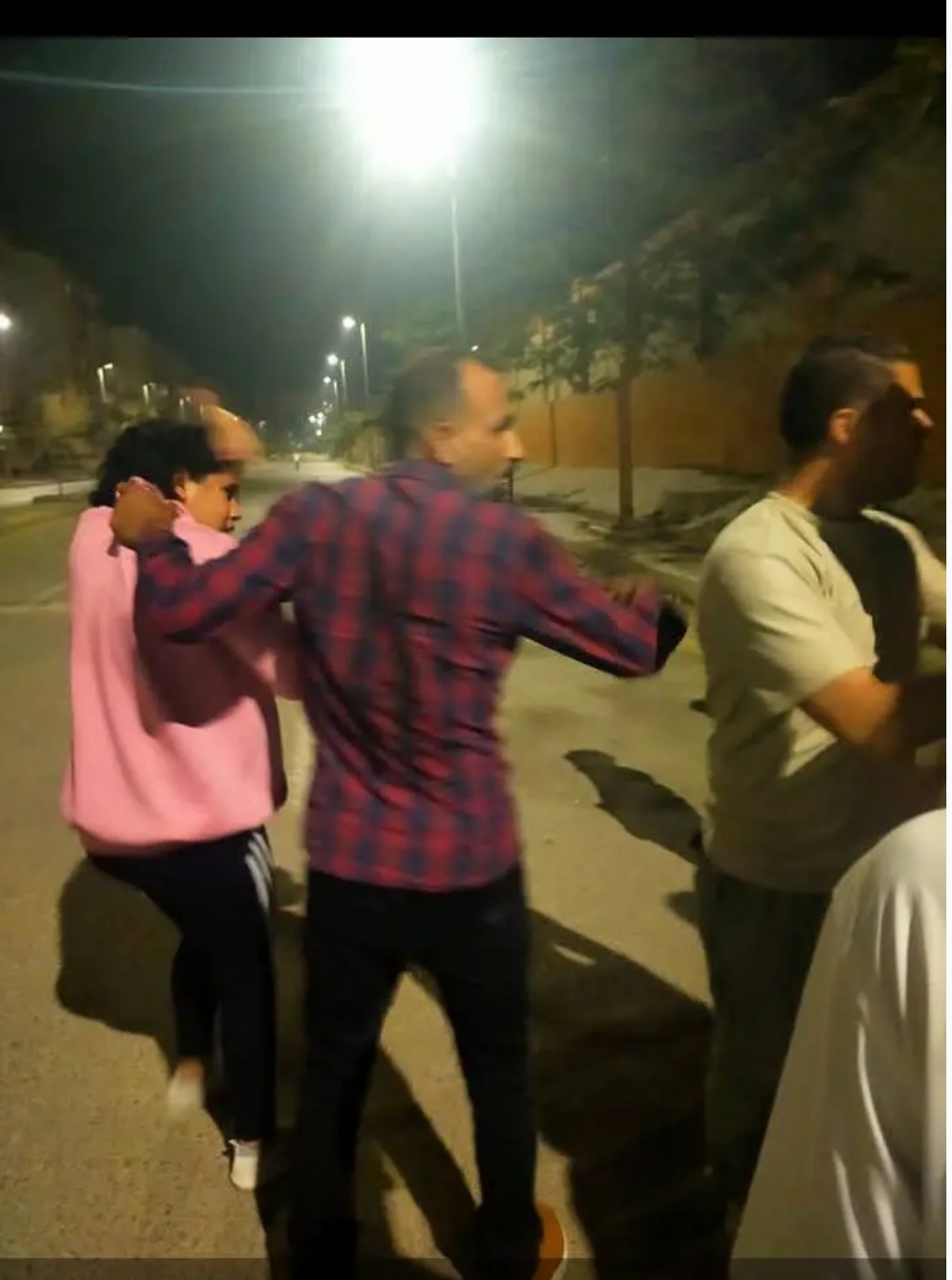 جانب من الفيديو المتداول