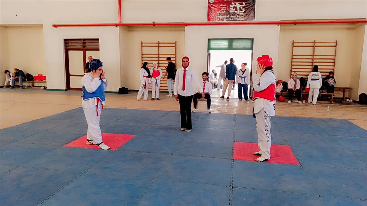 قبيصي: يشهد تصفيات بطولة التايكوندو للمرحلة الثانوية بنات بالفيوم
