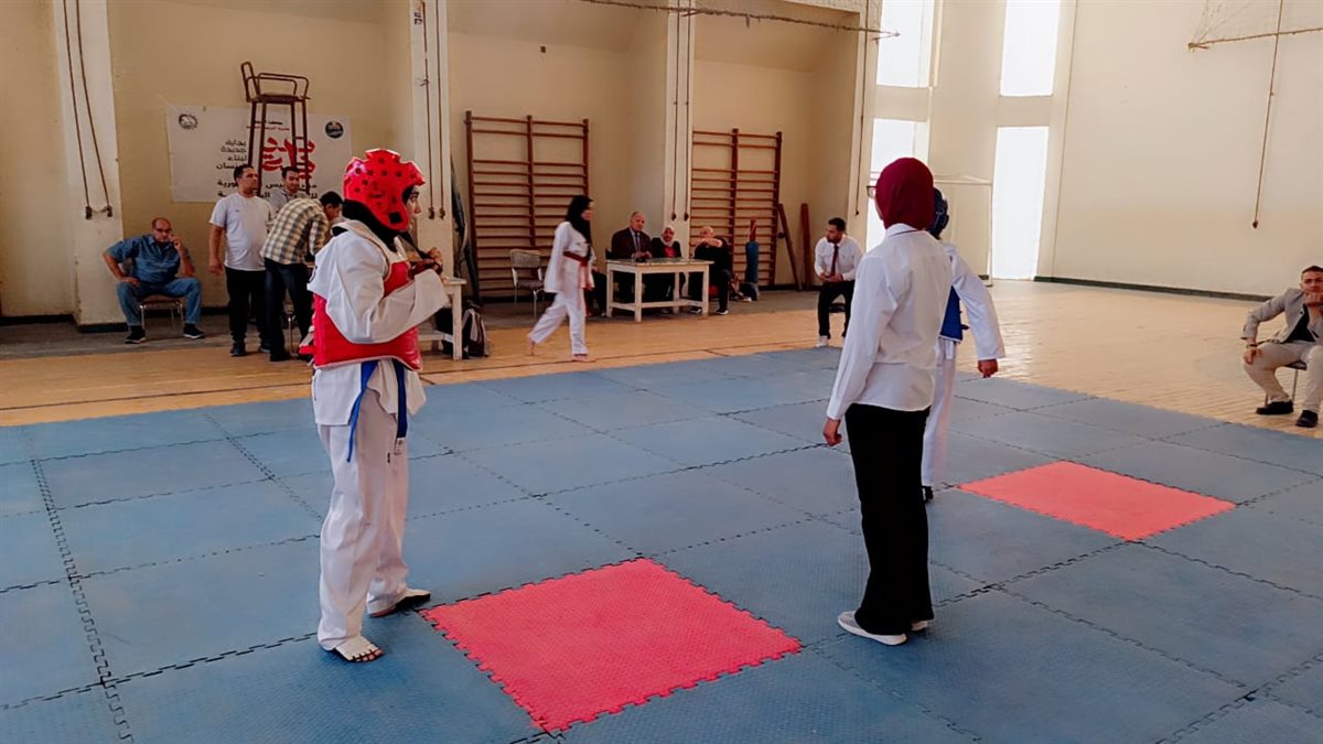 قبيصي: يشهد تصفيات بطولة التايكوندو للمرحلة الثانوية بنات بالفيوم