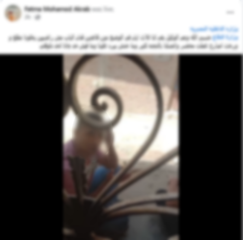 منشور بصفحة السيدة