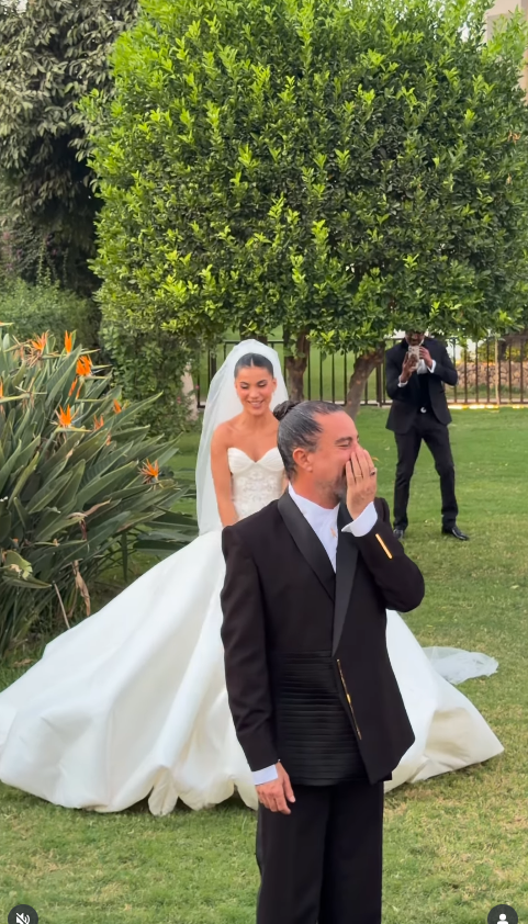 الصور الأولى من حفل زفاف المخرج هادي الباجوري