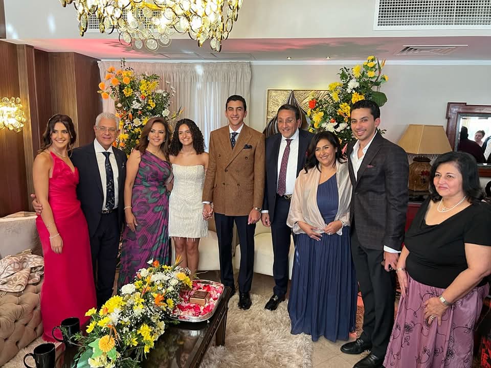 خطوبة نجل شقيق هاني رمزي وحفيدة اللواء الراحل نبيل رمزي