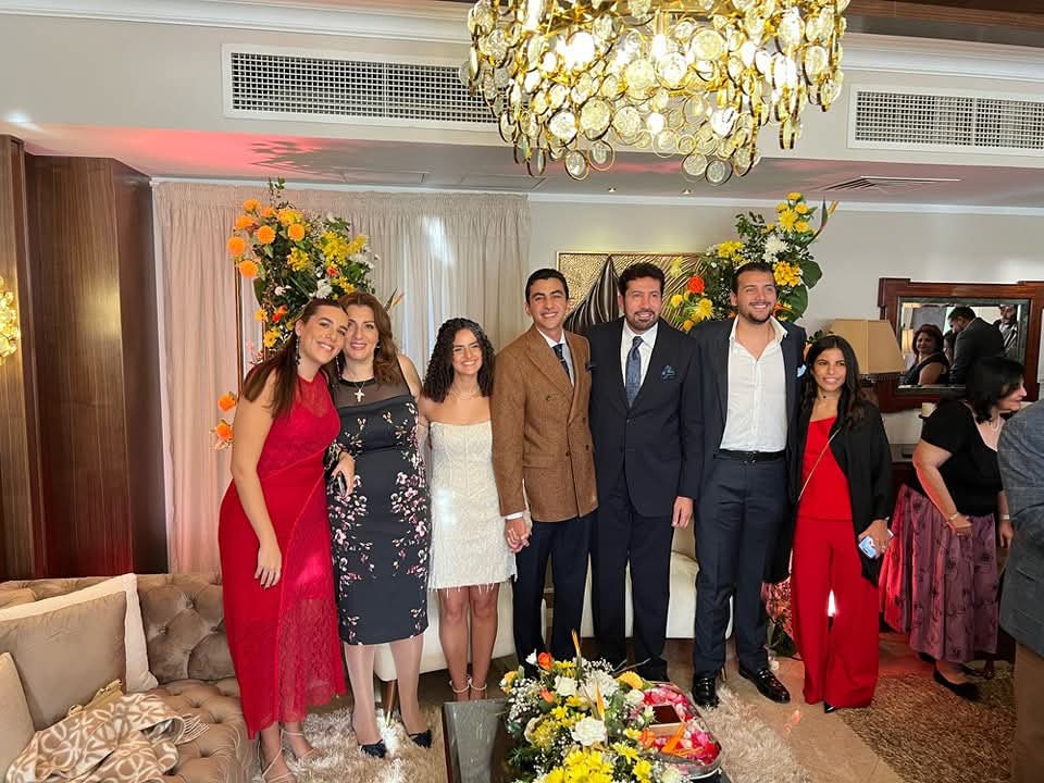 خطوبة نجل شقيق هاني رمزي وحفيدة اللواء الراحل نبيل رمزي