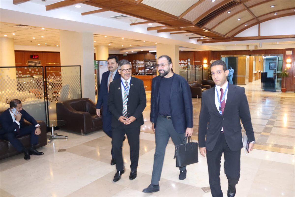 <strong>ممثل حكومة باكستان يصل القاهرة</strong>