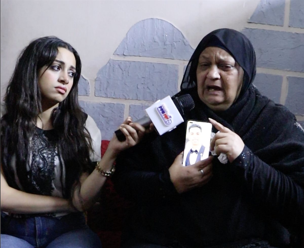 حماة الضحية و مذيعة نيوز رووم 