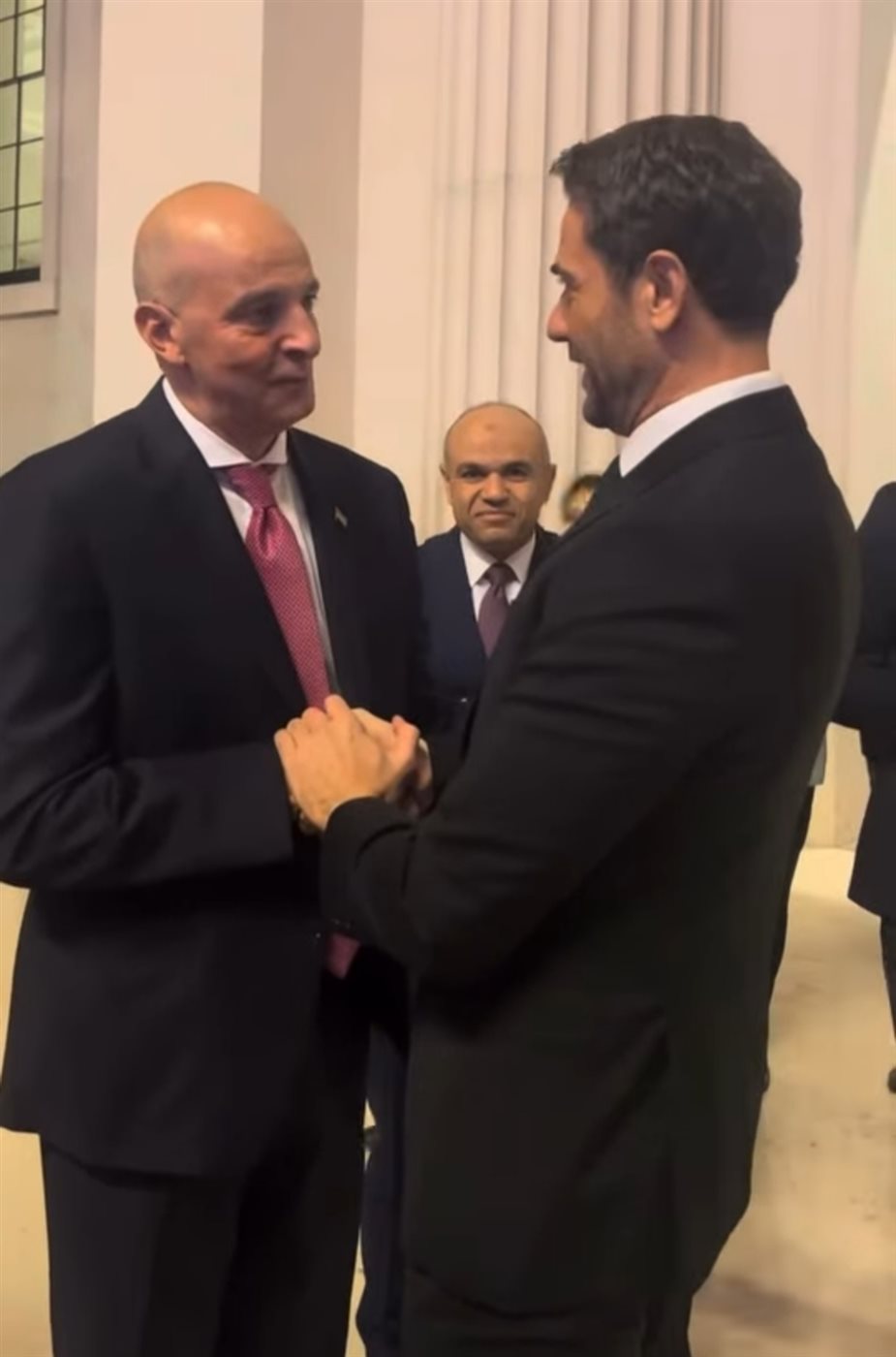 أحمد عز في احتفالية المتحف المصري الكبير في لندن 