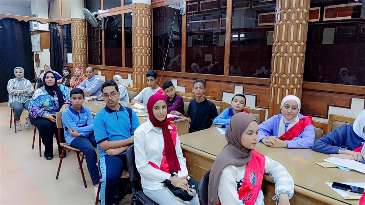 قبيصي يشهد الأستعدادات النهائية لأنتخابات المكاتب التنفيذية لأتحاد طلاب المدارس بالفيوم