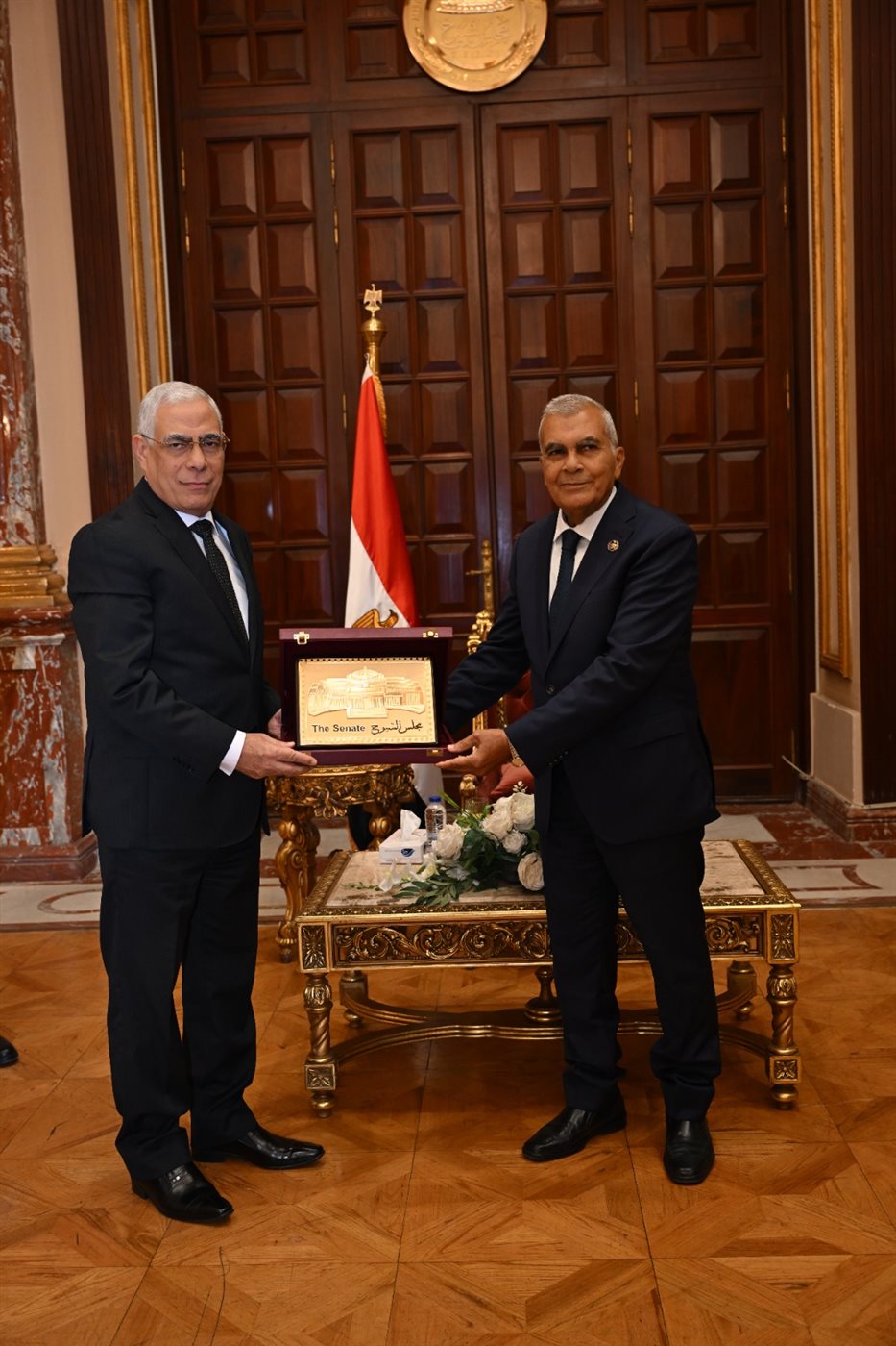 زيارة النائب العام لرئيس مجلس الشيوخ