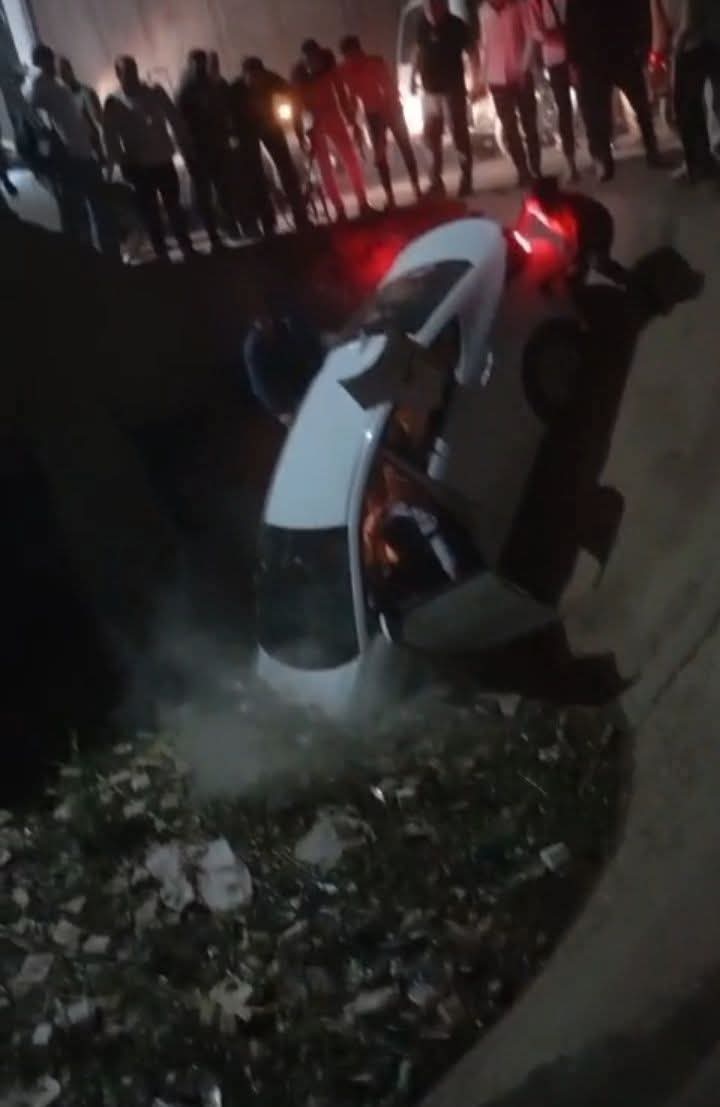 آثار الحادث 