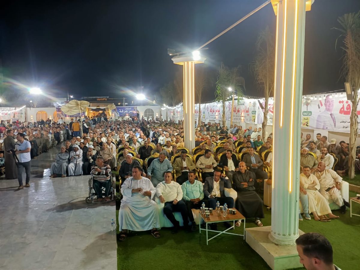 مؤتمر جماهيري حاشد للمستشار ياسر عرفة في وردان