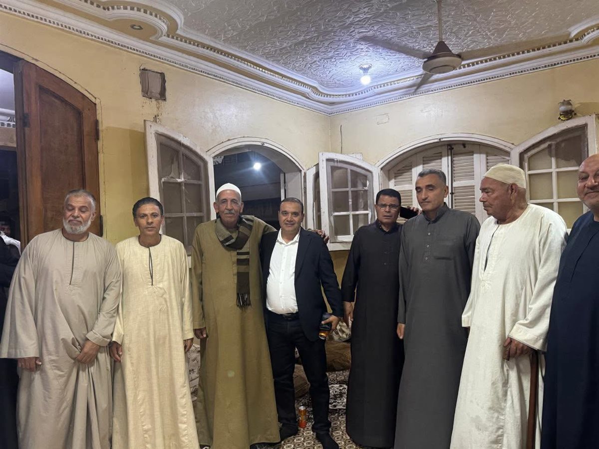 أهالي القطا يرحبون بالمستشار ياسر عرفة