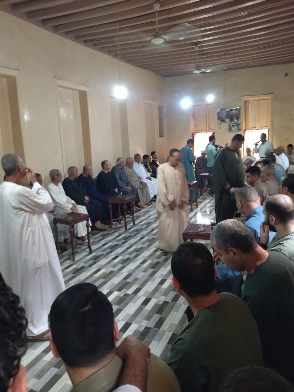 أهالي ذات الكوم يحتشدون لدعم المستشار ياسر عرفة