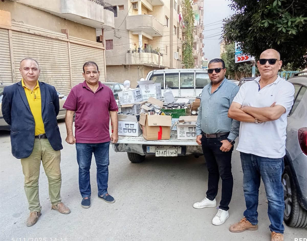 ضبط 36 كيلو لحوم فاسده وغير صالحه للاستهلاك الآدمي بأحد المطاعم بالفيوم <br>