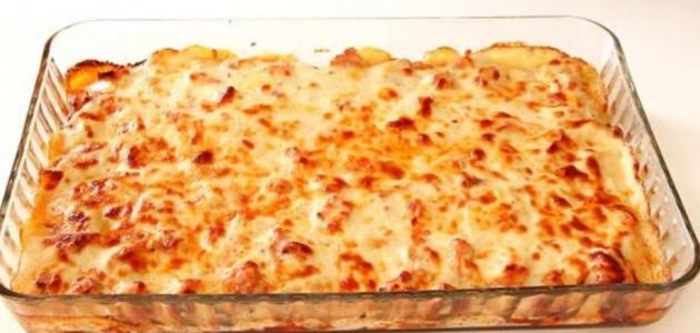 البطاطا بالبشاميل 