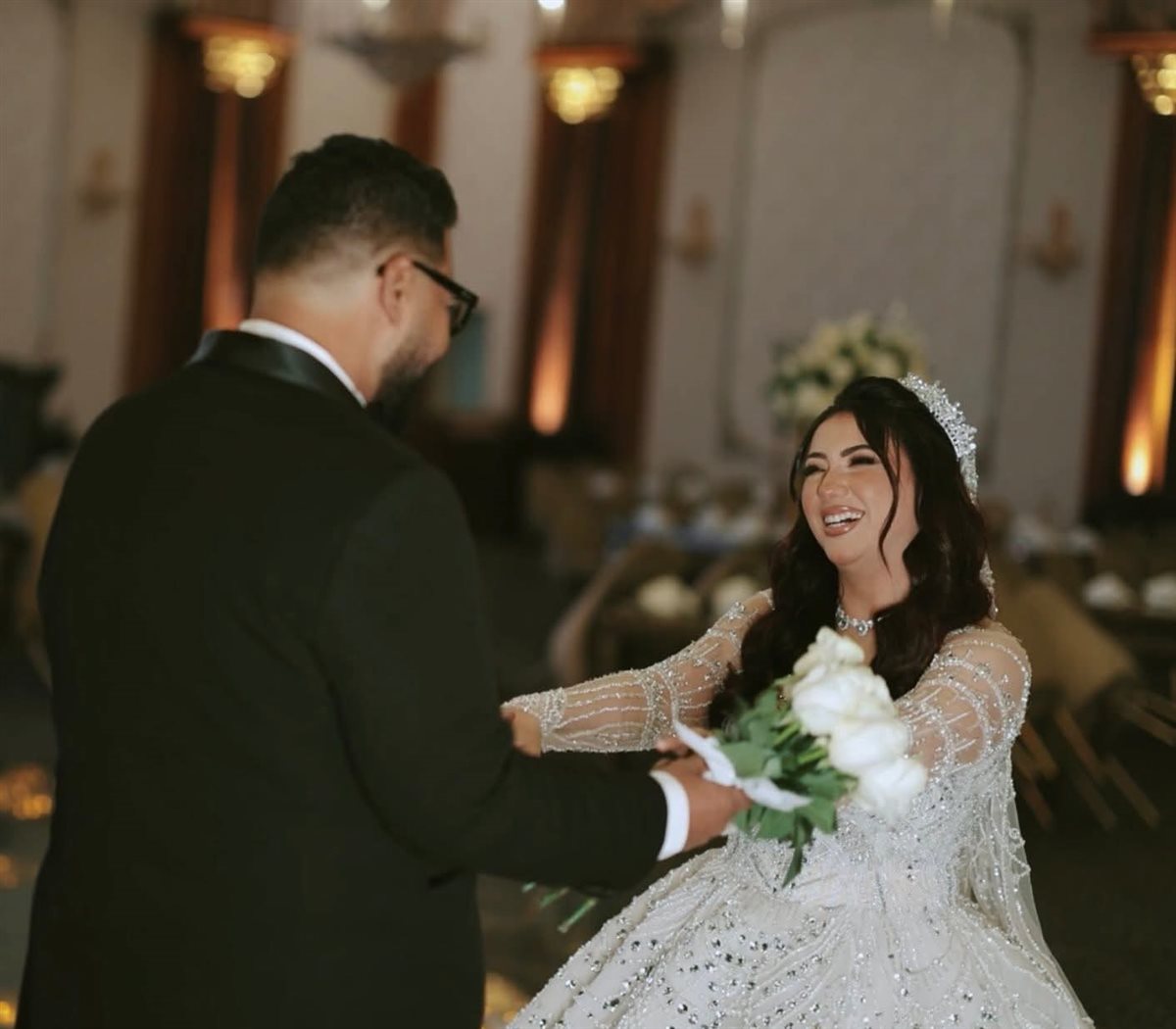 حفل زفاف آية عبد الله والمخرج محمد العمروسي