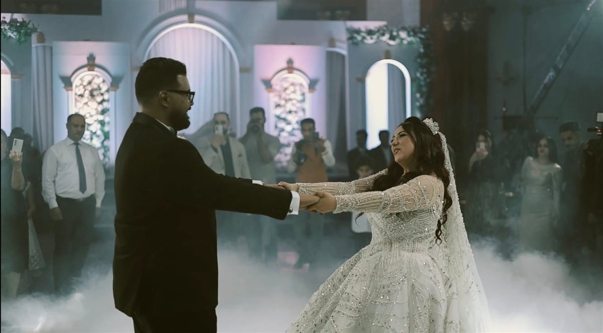 حفل زفاف آية عبد الله والمخرج محمد العمروسي