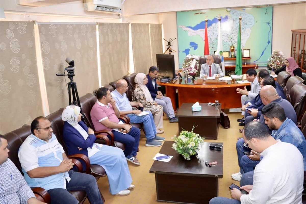 أجتماع لرئاسة رئيس “مياه الفيوم” لتسريع تنفيذ المرحلة الثالثة بمحطة العزب الجديدة ضمن مبادرة “حياة كريمة”