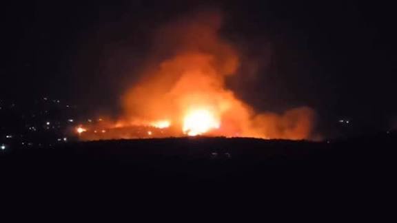 حريق جنوب لبنان 