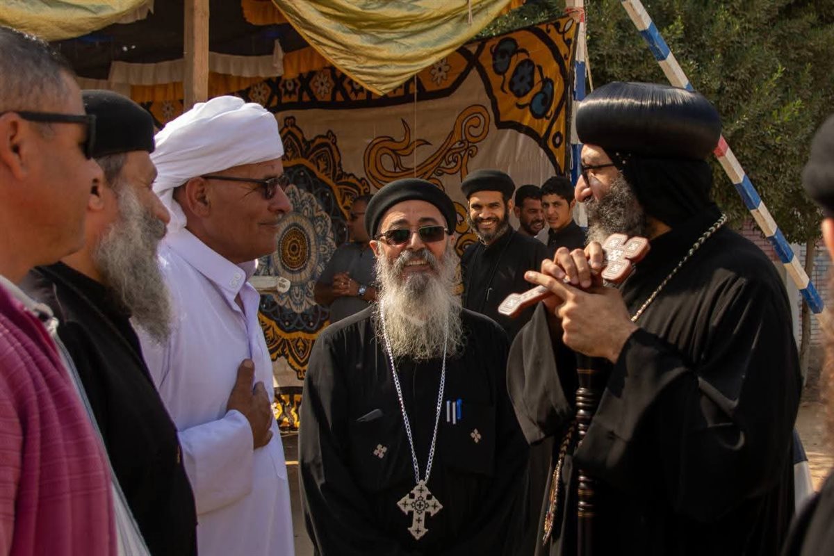 أسقف برج العرب والعامرية يُدلي بصوته