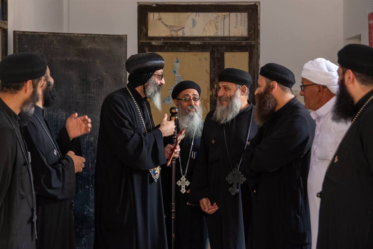 أسقف برج العرب والعامرية يُدلي بصوته