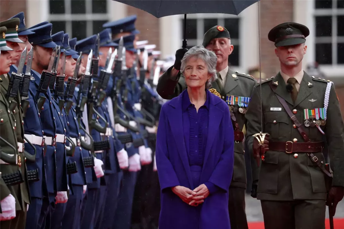 حفل تنصيب كاثرين كونولي رئيسة لإيرلندا