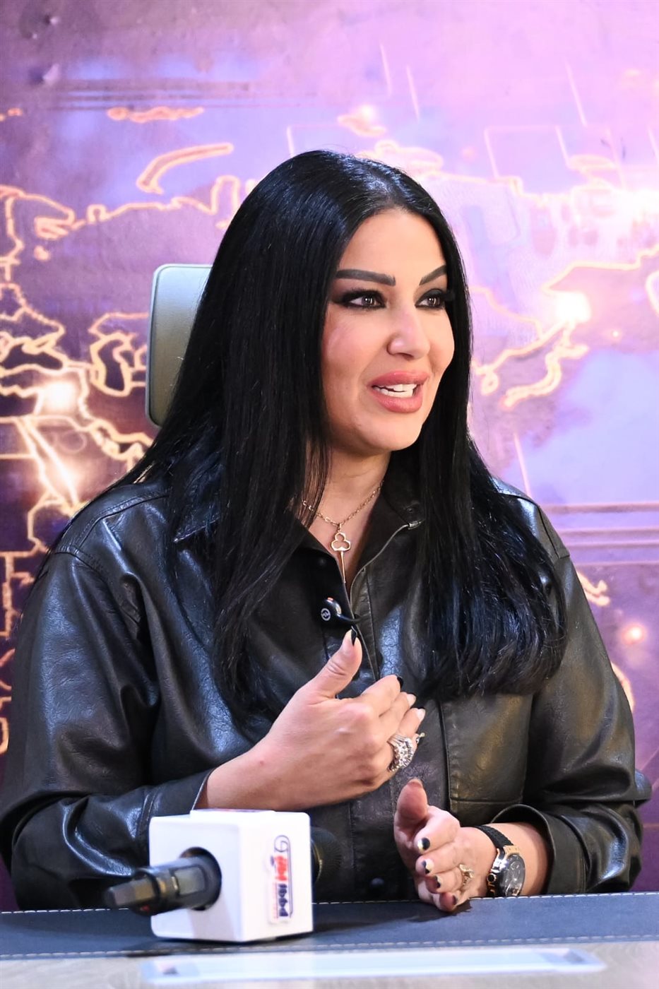 سمية الخشاب فى ندوة نيوز رووم