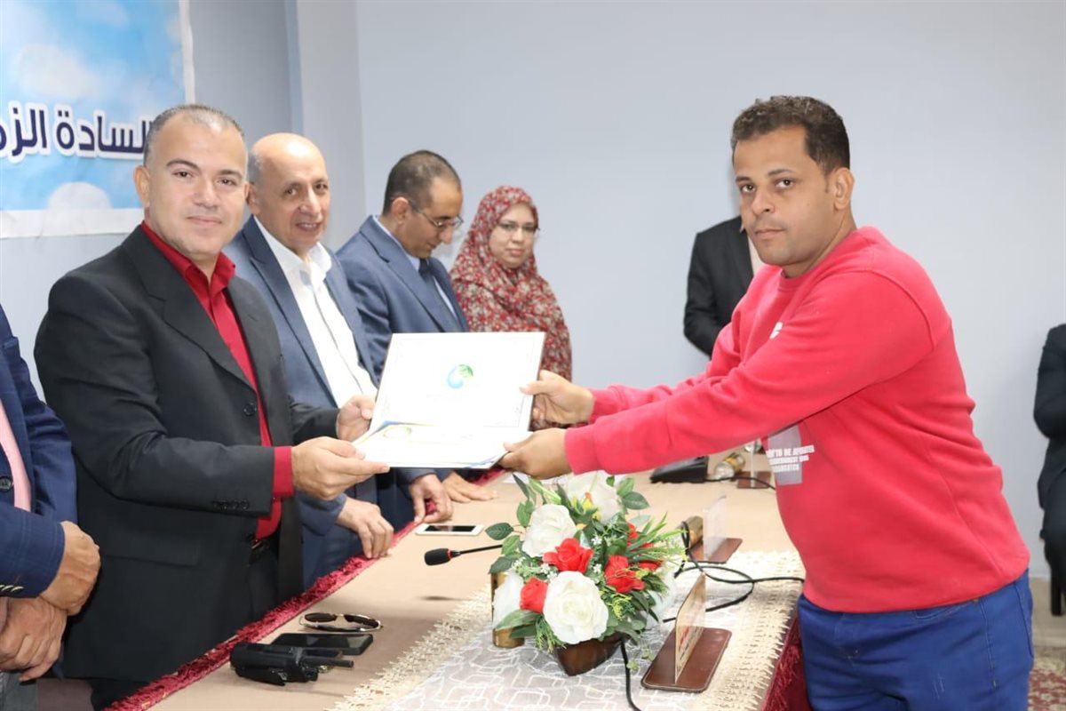 مياه الفيوم: تكرم 68 من العاملين المتميزين في اختبار المسار الوظيفي