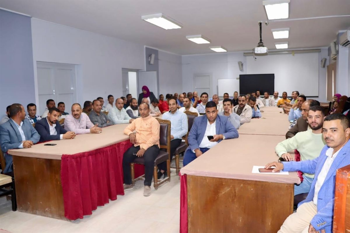 مياه الفيوم: تكرم 68 من العاملين المتميزين في اختبار المسار الوظيفي