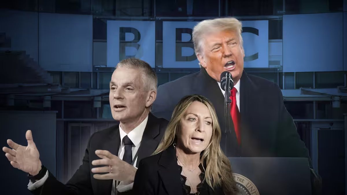 ترامب وديبورا تورنيس ورئيس البي بي سي المستقيل