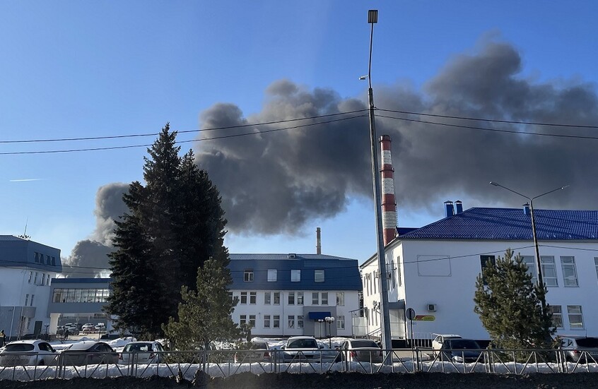 <strong>حريق في ريازان الروسية</strong>