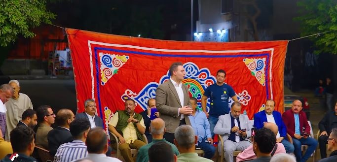 أحمد البنا أثناء جولته