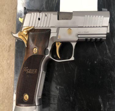 الأسلحة المضبوطة