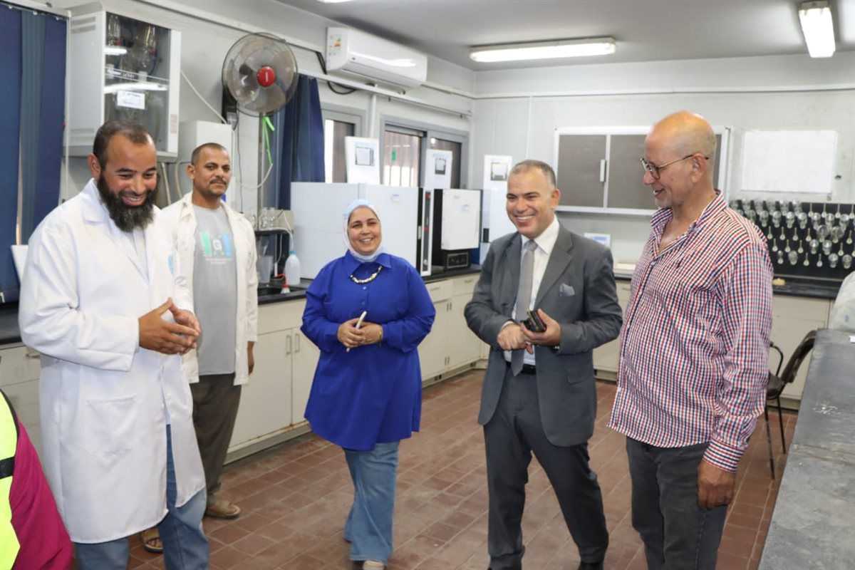 رئيس مياه الفيوم محطة معالجة الصرف الصحي بقحافة طاقتها الأنتاجية 120 ألف متر مكعب يوميًا