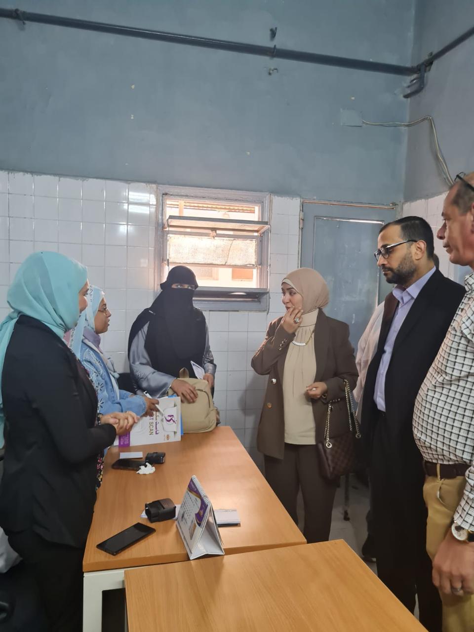 مرور مفاجئ لوكيل وزارة الصحة بالفيوم على مستشفى الفيوم العام