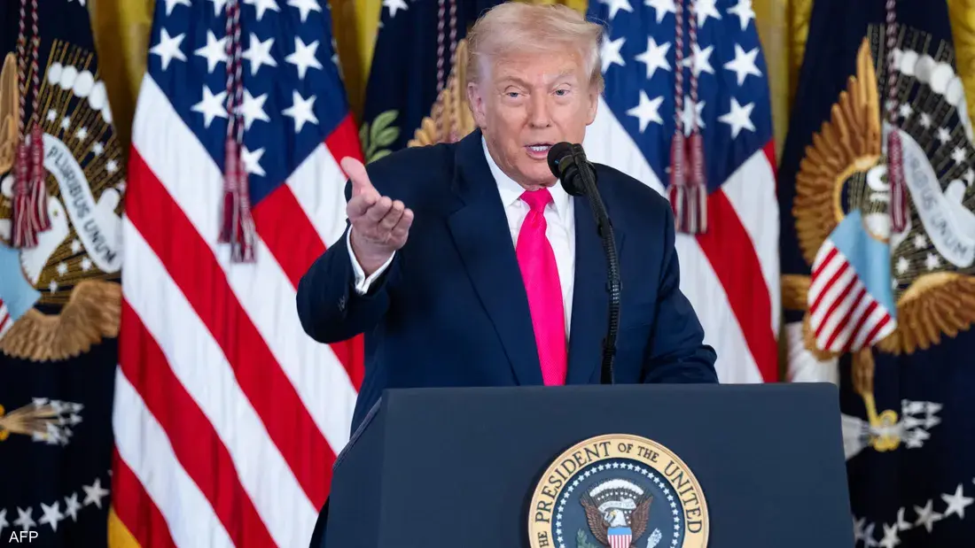 <strong>الرئيس الأمريكي، دونالد ترامب</strong>