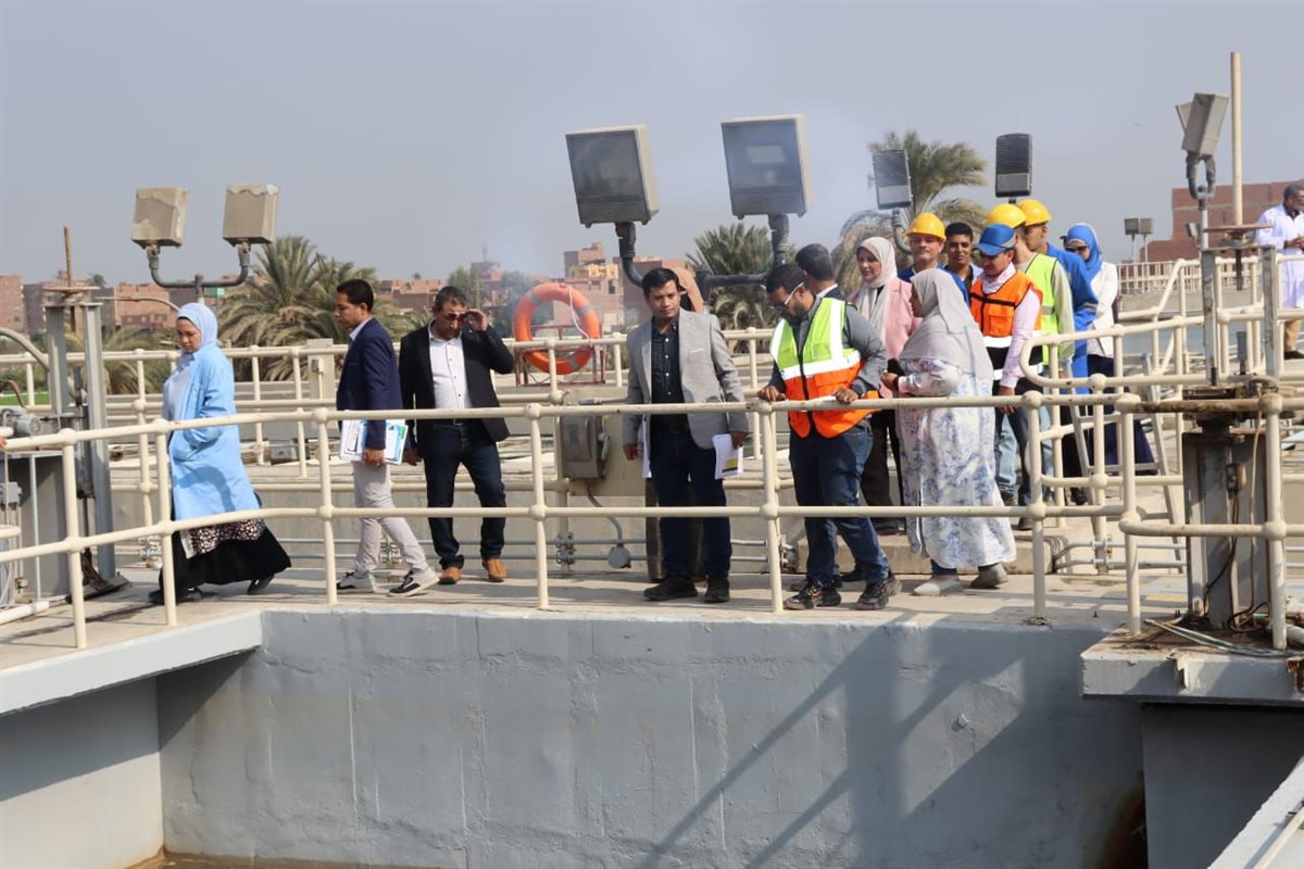 مياه الفيوم: مراجعة شاملة لمحطة قحافة ضمن خطة تجديد اعتماد مأمونية مياه الشرب من القابضة للمياه