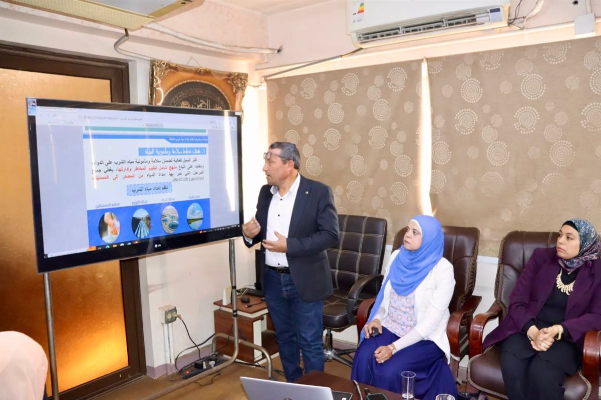 مياه الفيوم: مراجعة شاملة لمحطة قحافة ضمن خطة تجديد اعتماد مأمونية مياه الشرب من القابضة للمياه