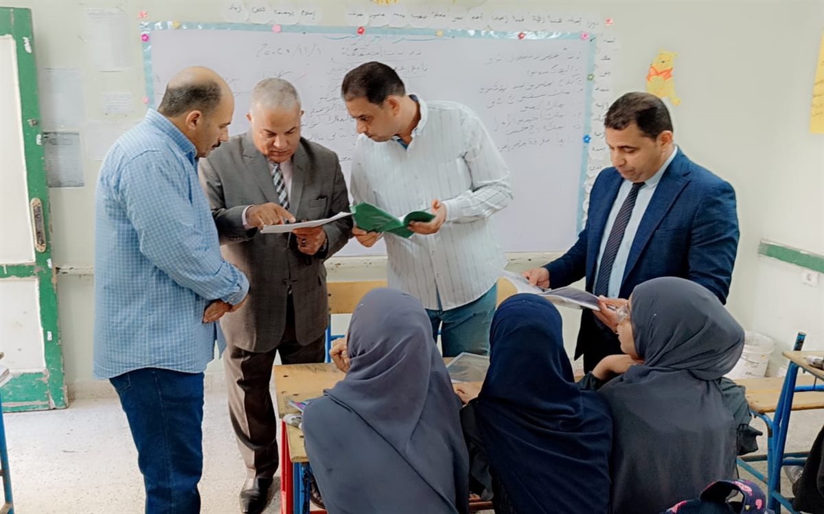 قبيصى: يتابع التقييمات والبرنامج العلاجي في القراءة والكتابة بمدرسة أبوصير دفنو