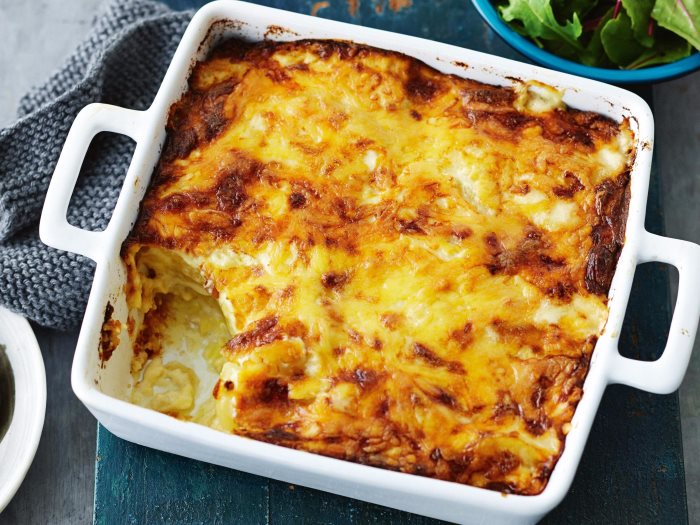 تحضير البطاطا بالبشاميل 